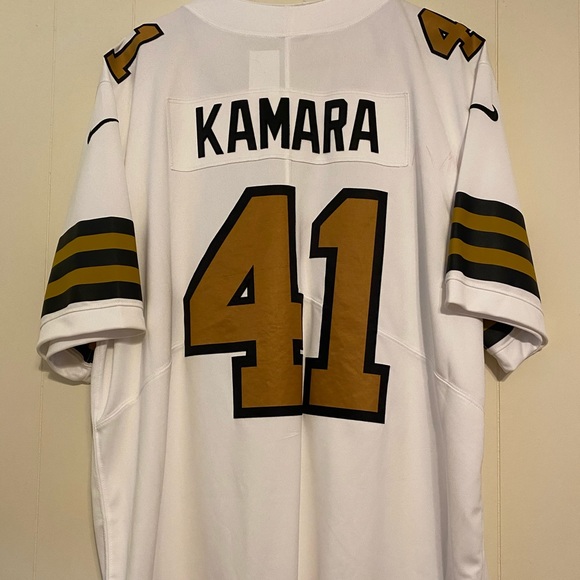 Kamara Saints White And Gold Jersey Alvin Kamara Saints Color Rush